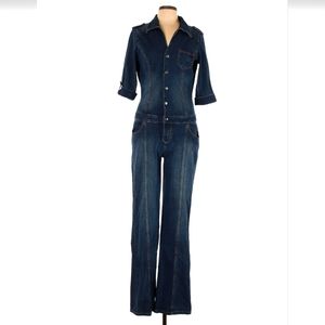 GUESS Jumpsuit Darkwash Blue size Large